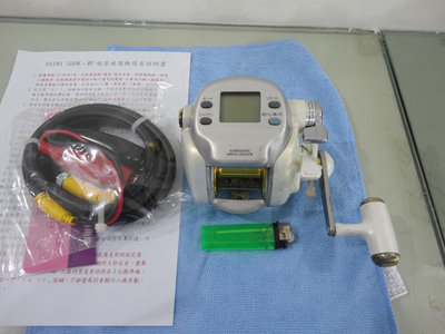 日本製daiwa  500wp超音波電動捲線器，有自動晃餌-2