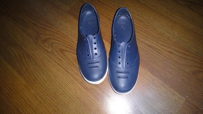 PRAIAZ- 法國海灘休閒鞋 (藍) 百搭 平底 沙灘 夏天 簡約 舒適9.5成新#37（中架下）