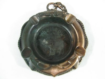 [銀九藝] 銅器銅雕 早期 菸灰缸 銅盤
