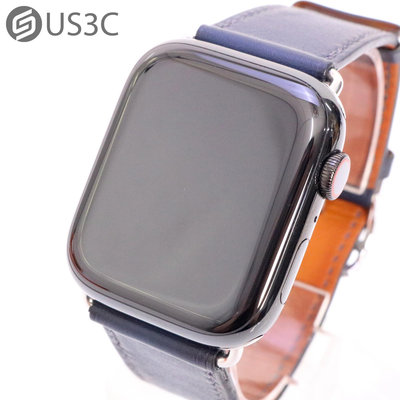 【US3C-高雄店】公司貨 Apple Watch S8 Hermes 45mm LTE版 不鏽鋼錶殼 太空黑色 智能穿戴 智慧型手錶 原廠保固內