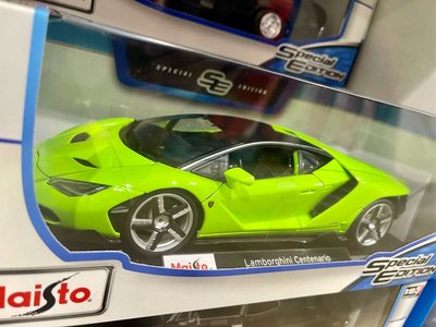 -78車庫- 現貨 1/18 Maisto Bburago Lamborghini Centenario 藍寶堅尼