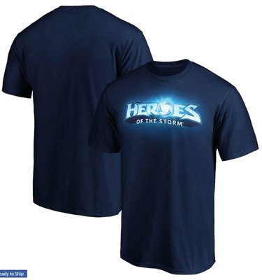 【丹】BZUS_Heroes of the Storm Logo T-Shirt 暴雪英霸 LOGO 男女 T恤 單一價