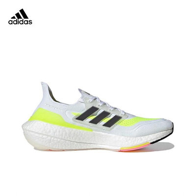 Adidas UltraBoost 21 慢跑鞋 運動鞋 UB21 白 牛仔藍 FX7729 熒光黃白 FY0377
