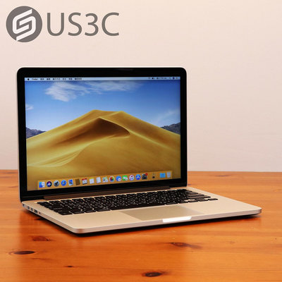 【US3C-板橋店】公司貨 2015初 Apple MacBook Pro Retina 13吋 i5 2.9G 16G 512G 銀 UCare店保3個月