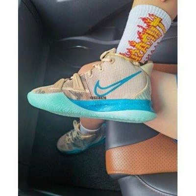 【正品】Nike Kyrie 7 棕藍色 休閒 籃球 CT4080-207潮鞋