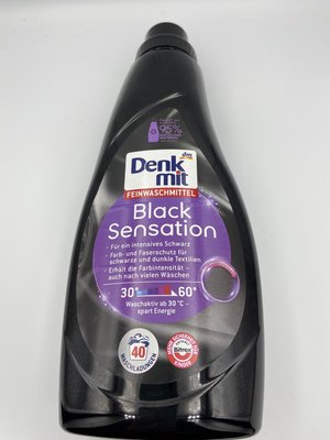 德國 dm Denkmit Black Sensation 深色衣物 護色洗衣精 1公升*8瓶 即期惜福品 免運費