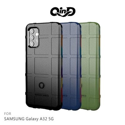 【愛瘋潮】免運 QinD SAMSUNG Galaxy A32 5G 戰術護盾保護套 背蓋式 手機殼 鏡頭加高 手機殼