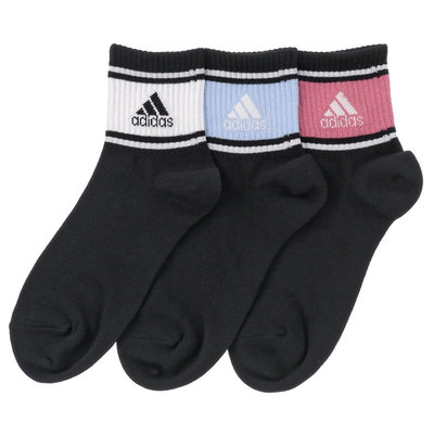 依庫斯 日本代購 正版 adidas 愛迪達 3入 短襪 襪子