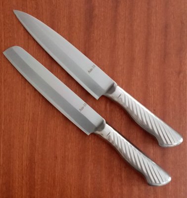 台灣品牌-不鏽鋼柄系列Aus10（三層鋼）魚刀魚皮刀 殺魚 水果刀