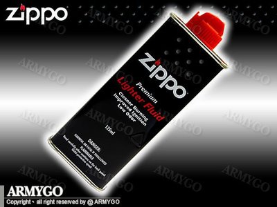 【ARMYGO】 美國原廠-ZIPPO打火機油(懷爐可用)