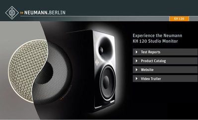 造韻樂器音響- JU-MUSIC - 德國 頂級 Neumann 錄音室 主動 監聽喇叭 KH120a KH120