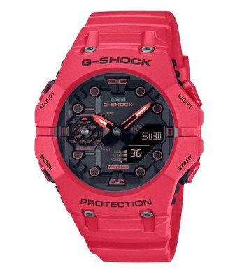 【CASIO G-SHOCK】(公司貨) GA-B001-4A 藍牙手錶 GA-B001系列採用創新結構
