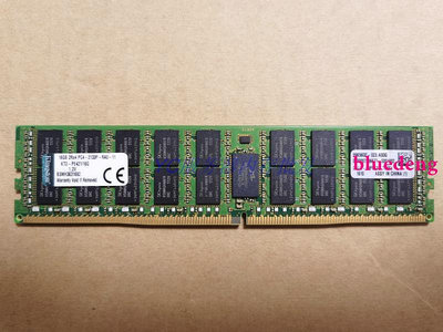 金士頓 KTD-PE421/16G 伺服器記憶體 16GB PC4-2133P REG 2Rx4