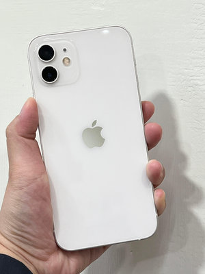 iPhone 12 白色 128G 外觀9.5成新 功能正常 電池已換新