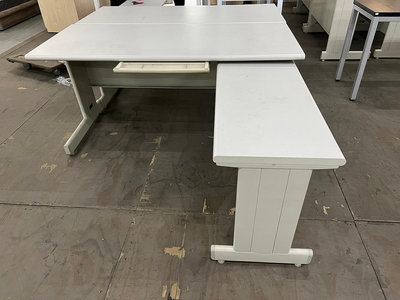 二手家具全省估價(集穎全新/二手家具)-經典設計L型辦公桌 書桌 160工作桌 L桌 OF-3021903