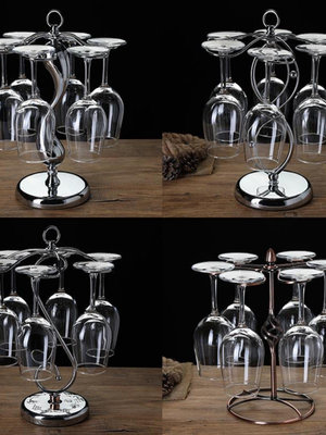 創意紅酒杯架擺件歐式高腳杯架倒掛代簡約葡萄酒杯懸掛 自行安裝