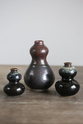 [裏山 古物]  陶製葫蘆花器