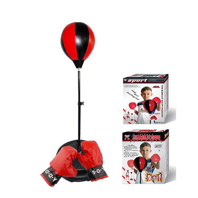 兒童立式拳擊球拳擊套裝組合充氣大拳擊5-8-10歲兒童體育玩具