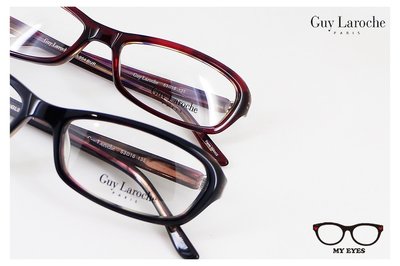 【My Eyes 瞳言瞳語】Guy Laroche 板料框光學眼鏡 修飾性佳  氣質OL風格 (GL354)