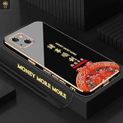 【熱賣精選】電鍍諸事順利蘋果13手機殼新款iPhone個性promax全包防摔保護套店
