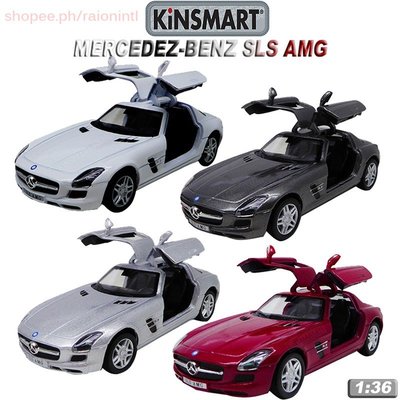 ^.^飛行屋(全新品)KiNSMART 合金車 迴力車系列//賓士 Mercedes-Benz SLS AMG
