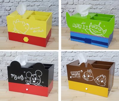 【正版】迪士尼 造型 面紙 收納盒 ~~四款可選~~