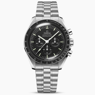 OMEGA 歐米茄 手錶 機械錶 42mm 登月錶 黑色面盤 鋼錶帶 310.30.42.50.01.001