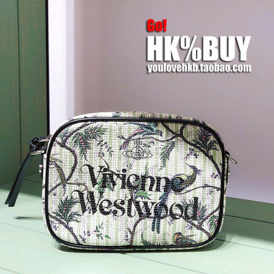❤奢品匯正品代購❤香港Vivienne Westwood西太后土星牛皮天堂鳥叢林斜挎相機包