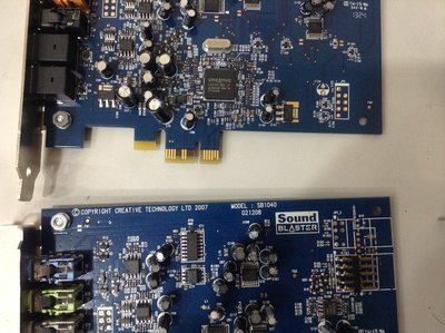 (樂華夜市)良品創新 SB1040 PCI-E  7.1聲卡音效卡  X-Fi Xtreme Audio 光纖@600