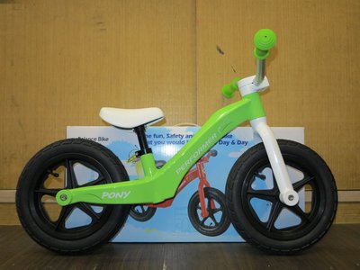 【冠鑫自行車】卜赫馬 PERFORMER PONY Push Bike 12吋 充氣輪胎 滑步車 平衡車 綠色 高雄