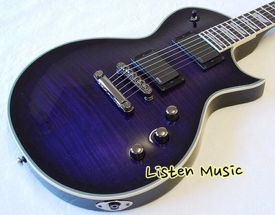立昇樂器 ESP LTD EC-401 FMRDB 電吉他 EC401 深紫藍 虎紋 LP造型 贈送多樣配備