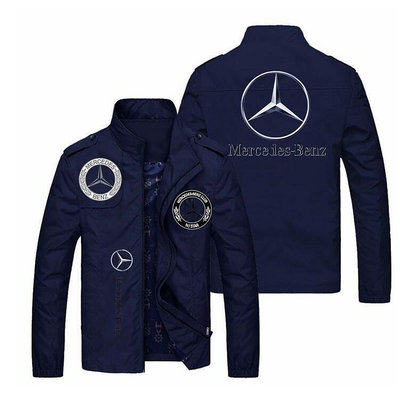 熱銷 F1 Mercedes Benz車隊夾克運動外套時尚長袖開衫AMG防風衣 可開發票