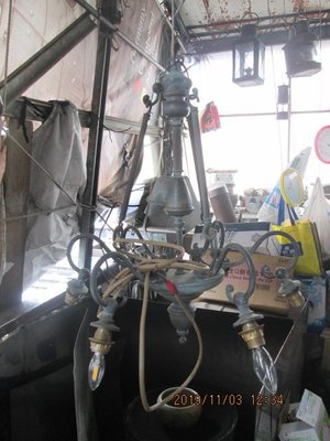 早期 古董歐洲銅製吊燈(燈炮需自行購買)(非賣品!!!請勿下標，謝謝)