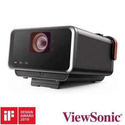 ViewSonic X10-4K 4K UHD LED 無線智慧投影機(2400流明)
