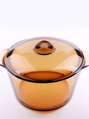 樂美雅法國原裝進口耐熱鋼化玻璃鍋蓋1-5L琥珀鍋透明鍋蓋配套Y3225