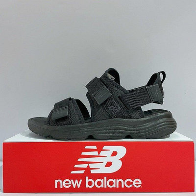 New Balance 750 男女款 黑色 魔鬼氈 後跟可拆 D楦 情侶鞋 涼鞋 涼拖鞋 SDL750A2