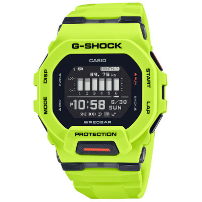 【CASIO G-SHOCK】(公司貨) GBD-200-9 GPS 藍牙運動手錶 史上最纖薄的 G-SQUAD 系列