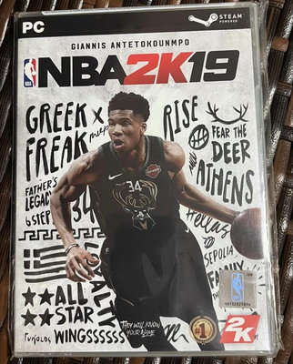 僅1套 NBA 2K19 籃球2019 PC盒裝正版電腦游戲 實物拍照