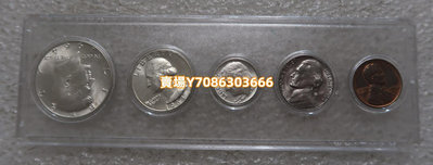 美國 1964年套幣含90%銀3枚銀套幣 美國銀幣錢幣收藏 錢幣 銀幣 紀念幣【悠然居】229