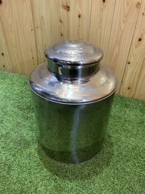 茶葉罐 不鏽鋼罐 不鏽鋼茶葉罐 大小號茶葉罐 茶葉桶密封罐 通用茶葉罐 A6248 *晶選二手*