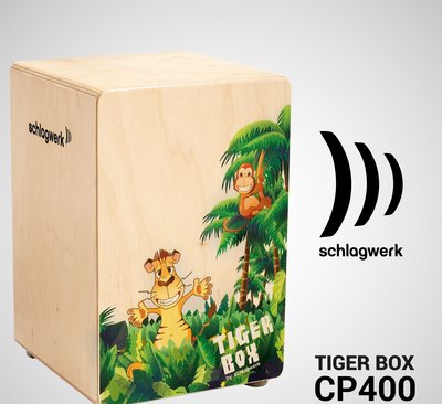 【現代樂器】免運！德國Schlagwerk Tiger Box Kid Cajon CP400 兒童木箱鼓
