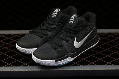 Nike Kyrie 3 歐文3 黑白配色 籃球鞋 852396-018【ADIDAS x NIKE】