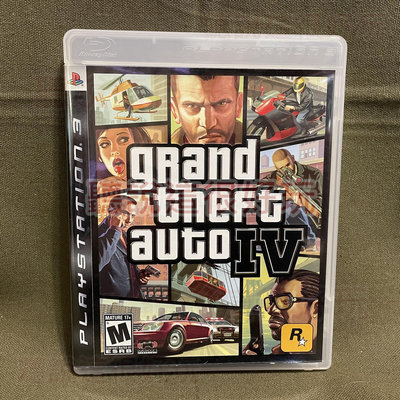 附海報 無刮 PS3 GTA 4 俠盜獵車手 4 Grand Theft Auto IV 美版 遊戲 D56
