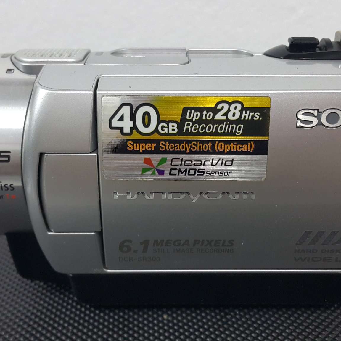 研舊所】SONY DCR-SR300高畫質硬碟數位攝影機(日本製)報帳故障品維修