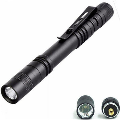 【現貨】熱銷LED便攜迷你小手電筒 AA干電池強光電筒 醫療筆形燈 戶外照明