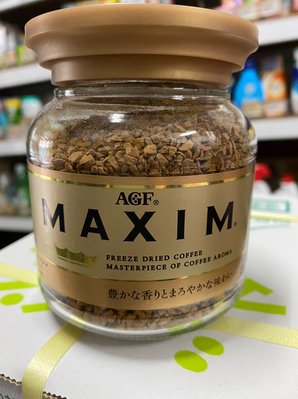 日本AGF MAXIM 玻璃罐裝即溶咖啡80g