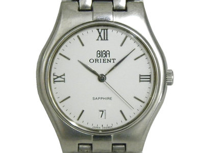 [專業] 石英錶 [ORIENT OSG1B04] 東方霸王 & BIBA 聯名石英錶[白色面]時尚錶