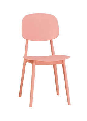 【生活家傢俱】CM-652-9：粉紅色餐椅【台中家具】書桌椅 洽談椅 咖啡椅 休閒椅 椅子 耐衝擊PP材質
