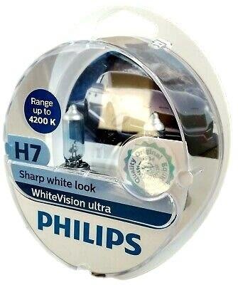 新品~ 預購 白光 4200k H7 H4 whitevision Ultra Philips 4300k crystal vision H11 Osram