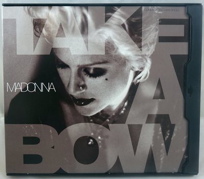 絕版收藏品【Madonna瑪丹娜 Take a Bow】美國製 單曲CD，免運費！下單前請先問存貨喔！